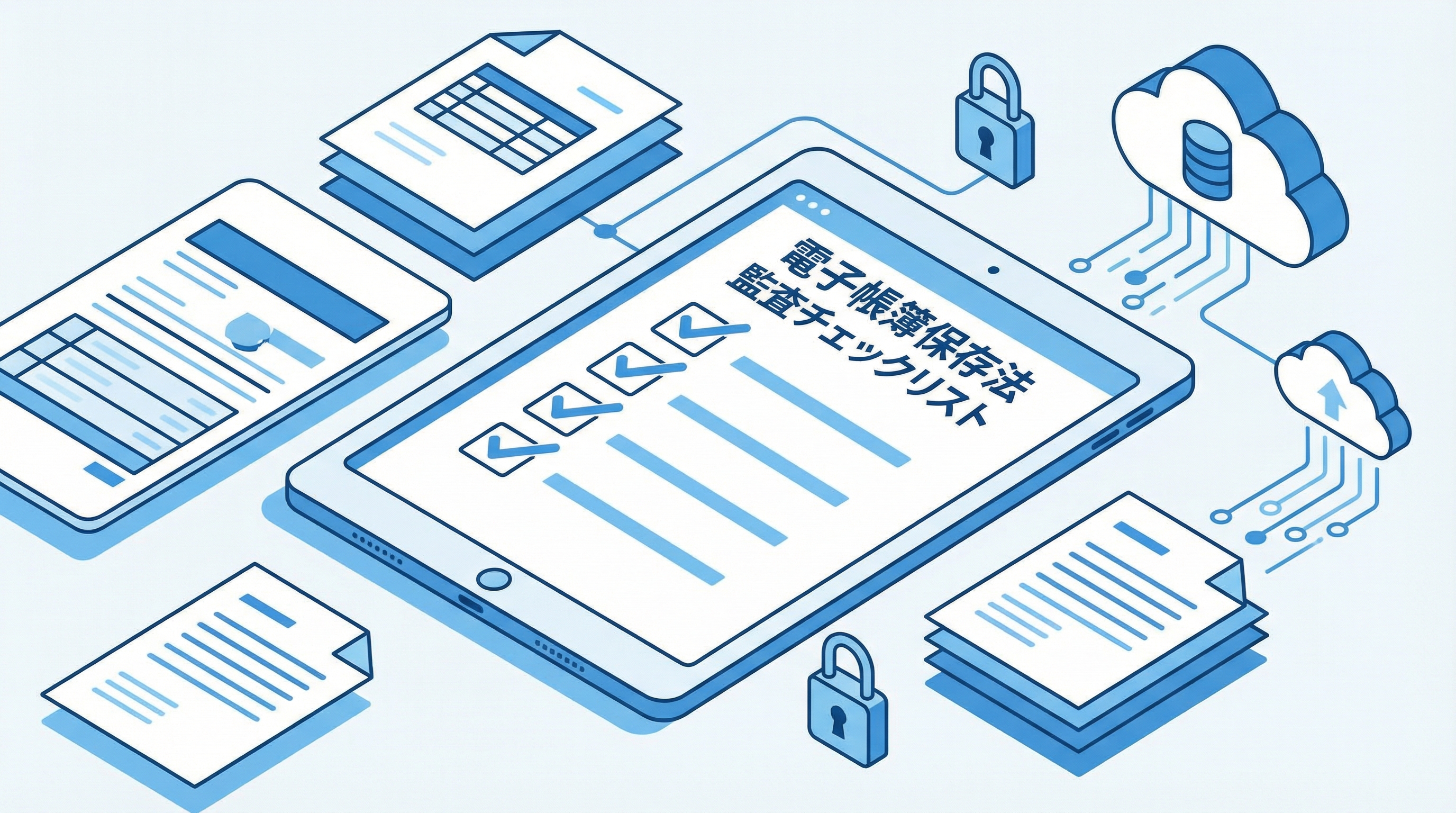 電子帳簿保存法対応チェックリストとクラウドストレージのセキュリティ要件