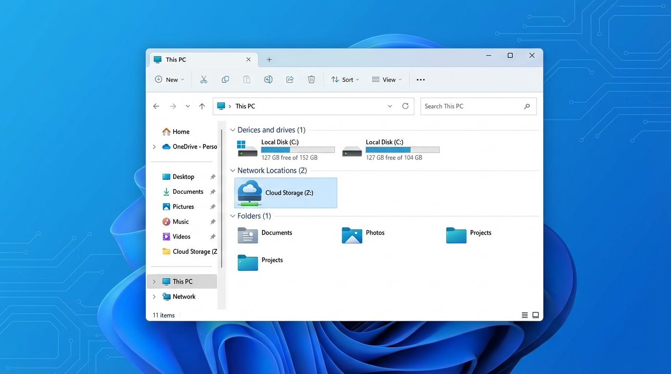 WebDAV をネットワークドライブとしてマウントする方法【Windows・Mac・Linux】 - HStorage